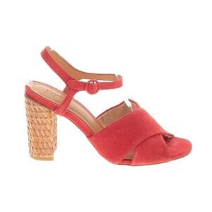 Soludos Red Heeled Sandals